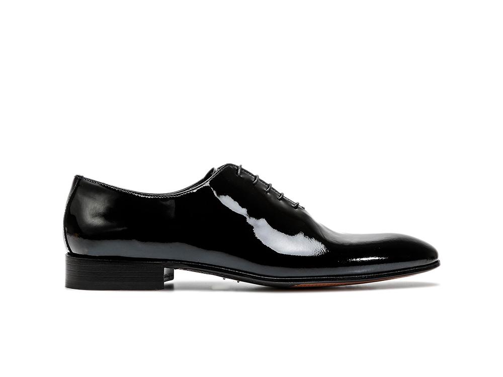Scarpe francesine vernice nera best sale